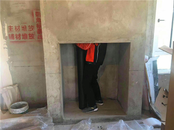 江蘇南京世外邊城真火壁爐安裝案例.jpg
