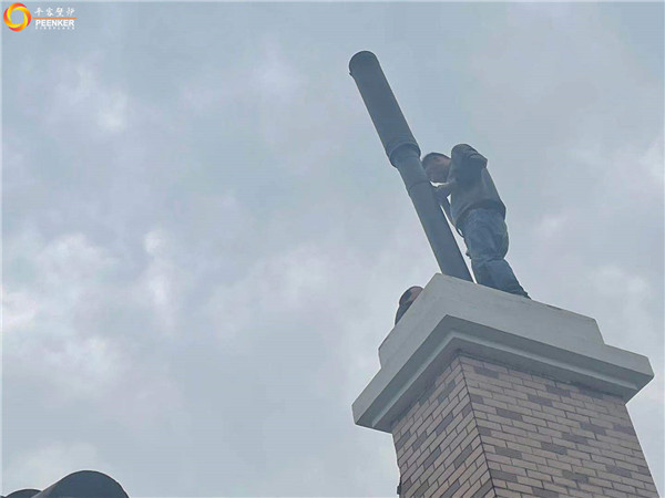 平客壁爐馬鞍山香泉湖國(guó)際加拿大Regency雙面壁爐安裝.jpg