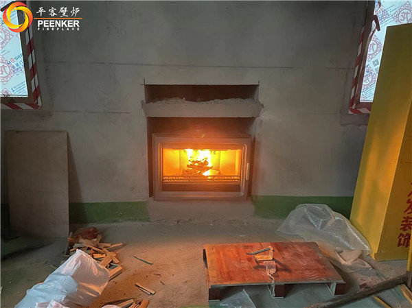 天津朗潤園別墅英國fireline PV85i 壁爐安裝.jpg