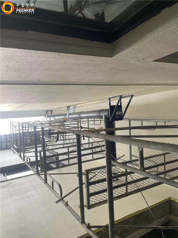 南京高淳別墅丹麥morso3640真火壁爐安裝.jpg