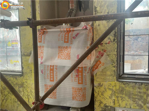 南京加州城別墅法國TOTEM提拉式壁爐安裝.jpg