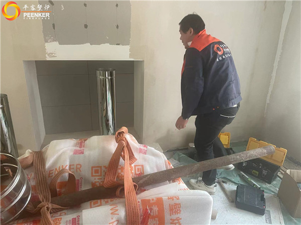 南京臥龍湖別墅國產壁爐蘇爾安裝.jpg