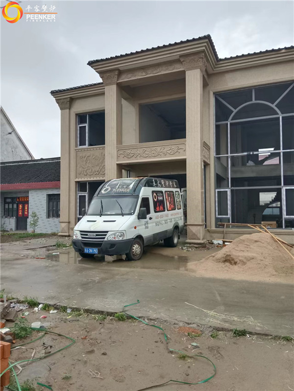 南通如皋自建別墅丹麥Morso5660壁爐安裝.jpg