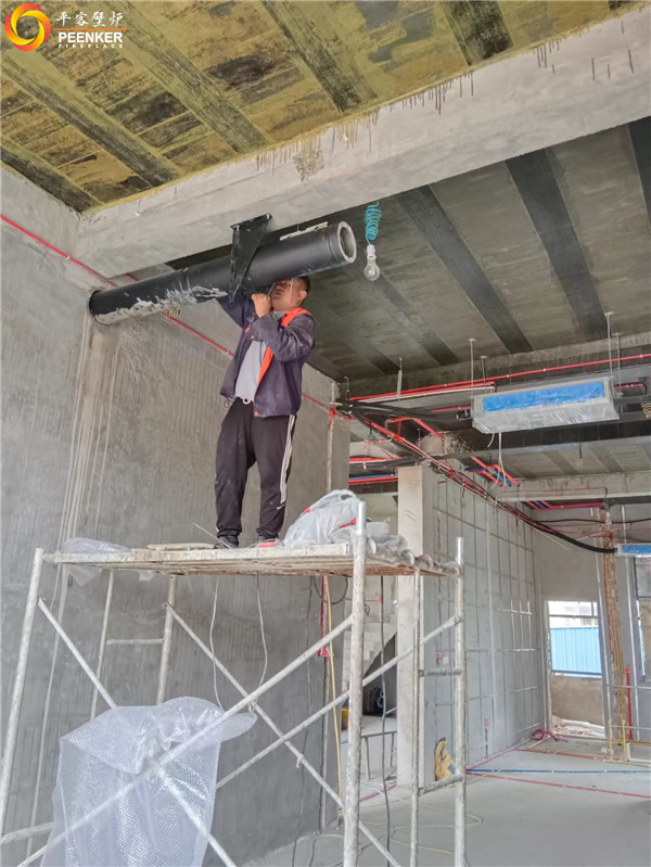 南通如皋自建別墅丹麥Morso5660壁爐安裝.jpg