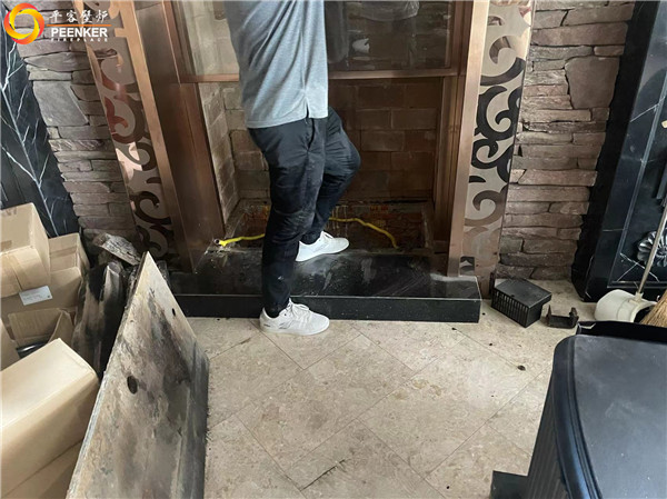 南京帝景天成別墅丹麥獨立火爐Morso3640安裝.jpg