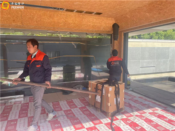 平客壁爐南京九間堂別墅丹麥進口壁爐Morso 2140安裝.jpg