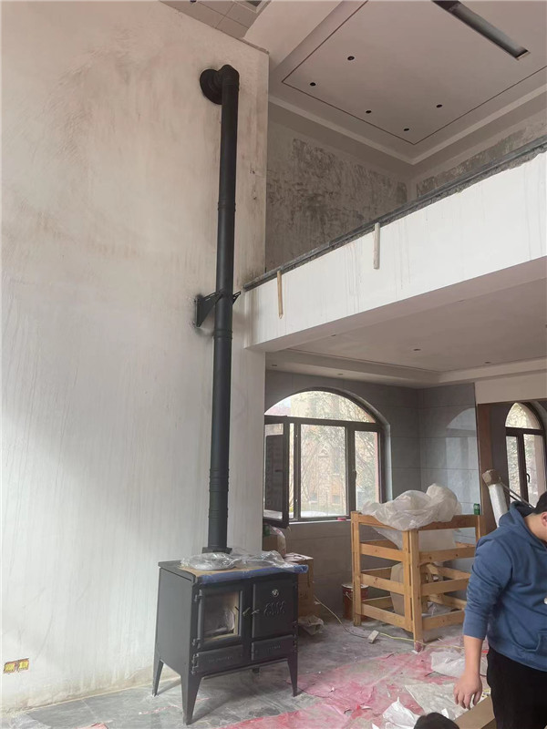南京高德莊園別墅英國(guó)ESSE可做飯取暖壁爐安裝.jpg