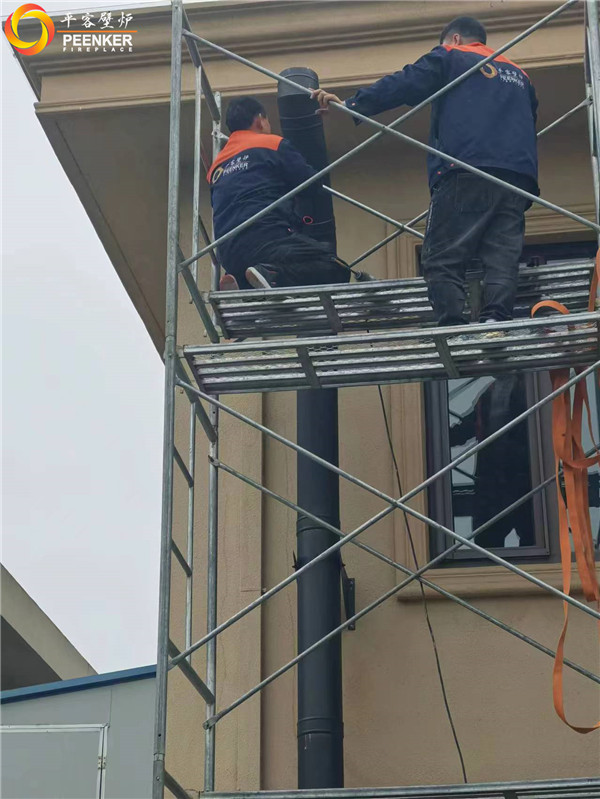 無錫唐建新村丹麥鑄鐵火爐Morso 3640安裝.jpg