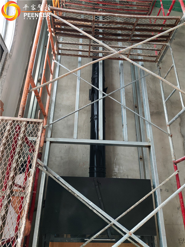 平客壁爐 | 廣西桂林別墅法國TOTEM H1300嵌入壁爐安裝.jpg