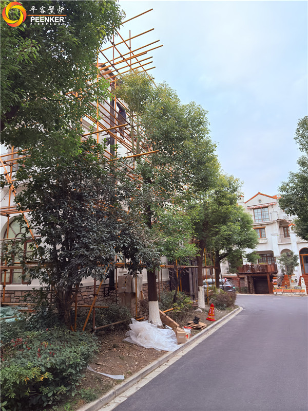 上海達安圣芭芭花園丹麥Aduro A15火爐安裝.jpg