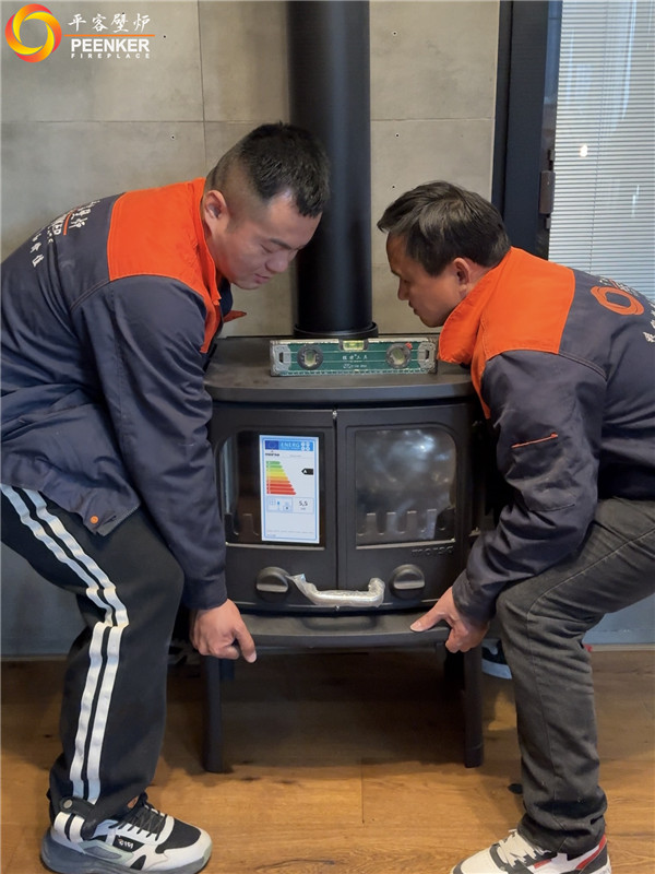 江蘇別墅丹麥Morso 2140鑄鐵火爐安裝.jpg